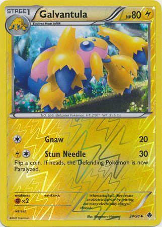 Galvantula : EMERGING POWERS (Reverse holo) - 34/98