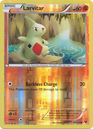 Larvitar : FATES COLLIDE (Reverse holo) - 40/124