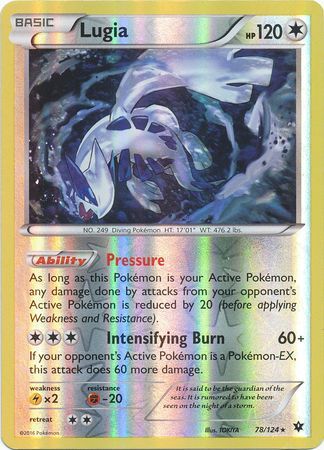 Lugia : FATES COLLIDE (Reverse holo) - 78/124