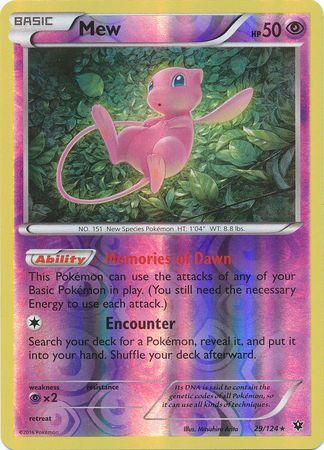 Mew : FATES COLLIDE (Reverse holo) - 29/124