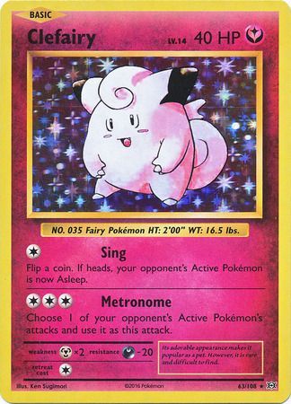 Clefairy : EVOLUTIONS (Holo) - 63/108