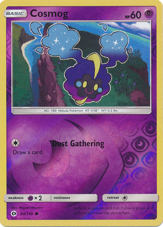 Cosmog : SUN & MOON BASE (Reverse holo) - 64/149