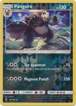Pangoro : GUARDIANS RISING (Reverse holo) - 82/145