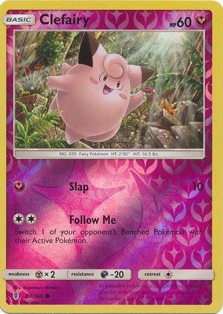 Clefairy : GUARDIANS RISING (Reverse holo) - 88/145
