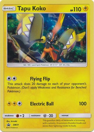 Tapu Koko : PROMO (Holo) - SM31