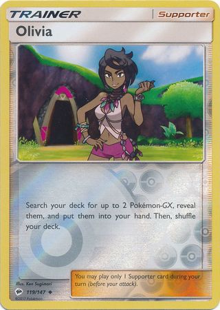 Olivia : BURNING SHADOWS (Reverse holo) - 119/147