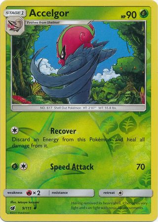 Accelgor : CRIMSON INVASION (Reverse holo) - 9/111