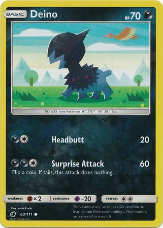 Deino : CRIMSON INVASION (Reverse holo) - 60/111