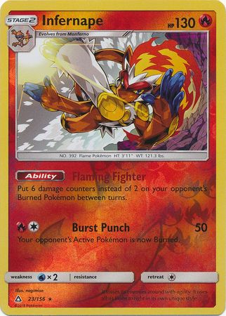 Infernape : ULTRA PRISM (Reverse holo) - 23/156