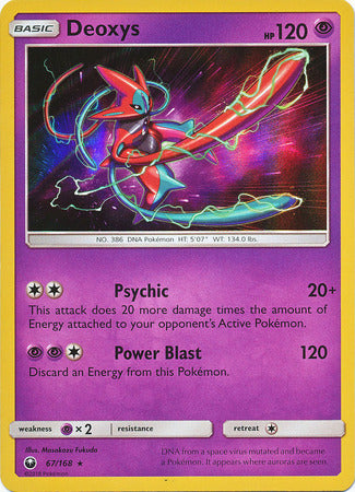 Deoxys : CELESTIAL STORM (Holo) - 67/168