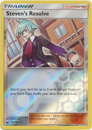 Steven's Resolve : CELESTIAL STORM (Reverse holo) - 145/168
