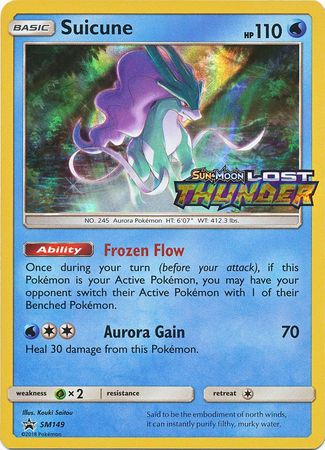 Suicune : LOST THUNDER PROMO PRE-RELEASE (Holo) - SM149