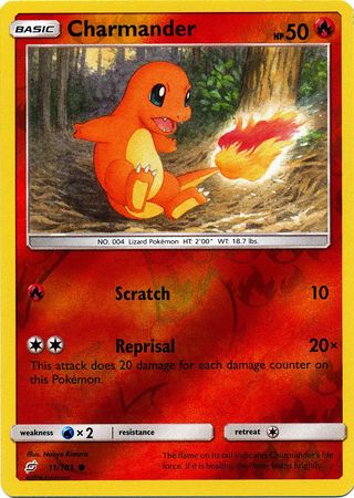 Charmander : TEAM UP (Reverse holo) - 11/181