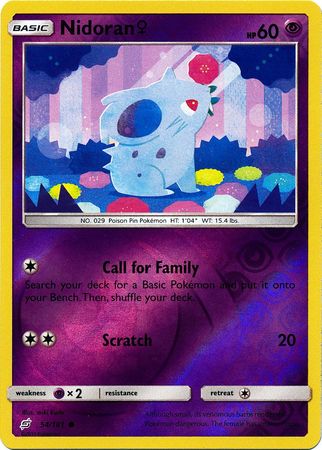 Nidoran : TEAM UP (Reverse holo) - 54/181