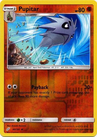 Pupitar : TEAM UP (Reverse holo) - 80/181