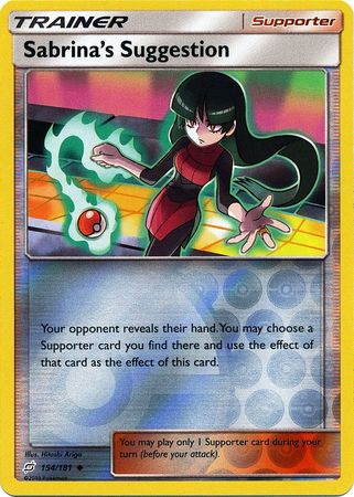 Sabrina's Suggestion : TEAM UP (Reverse holo) - 154/181