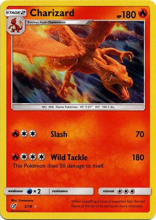 Charizard : DETECTIVE PIKACHU (Holo) - 5/18