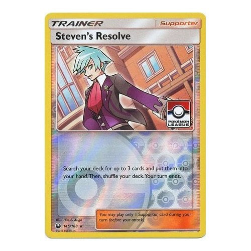 Steven's Resolve : LEAGUE PROMO (Reverse holo) - 145/168