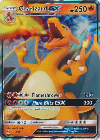 Charizard GX : HIDDEN FATES - 9/68