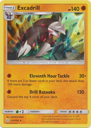 Excadrill : COSMIC ECLIPSE (Holo) - 115/236