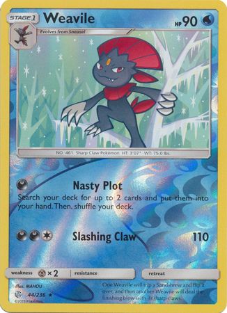 Weavile : COSMIC ECLIPSE (Reverse holo) - 44/236