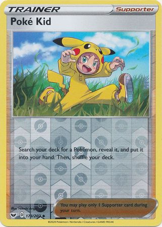 Poke Kid : SWORD & SHIELD BASE (Reverse holo) - 173/202