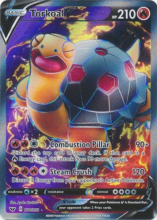 Torkoal V : SWORD & SHIELD BASE - 188/202