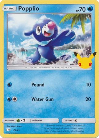 Popplio : 25TH ANNIVERSARY MCDONALDS 2021 - 23/25