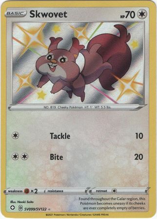 Skwovet : SHINING FATES - SV099/SV122