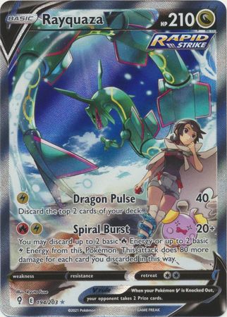 Rayquaza V : EVOLVING SKIES - 194/203