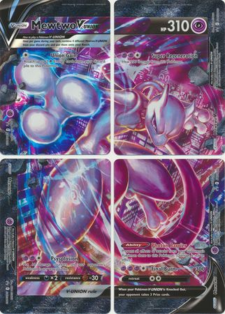 Mewtwo V-Union : PROMO SET
