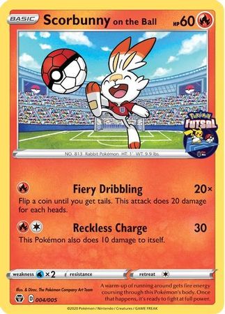 Scorbunny On The Ball : FUTSAL PROMO (Sealed) - 004/005