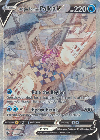 Origin Forme Palkia V : ASTRAL RADIANCE - 167/189