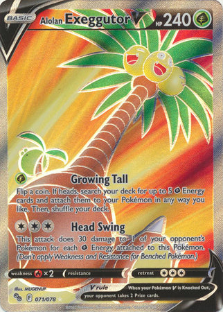 Alolan Exeggutor V : POKEMON GO! - 071/078
