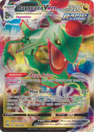 Rayquaza VMAX : CROWN ZENITH - 101/159