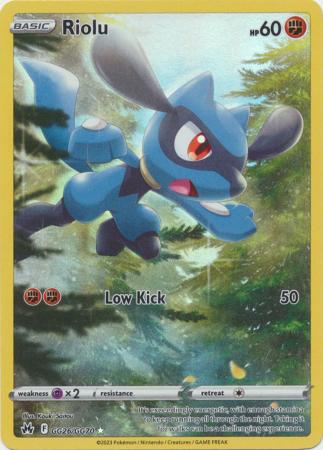 Riolu : CROWN ZENITH - GG26/GG70