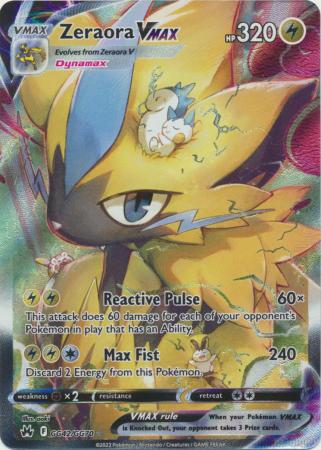 Zeraora VMAX : CROWN ZENITH - GG42/GG70