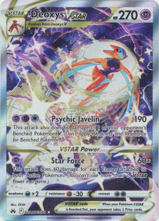 Deoxys VSTAR : CROWN ZENITH - GG46/GG70