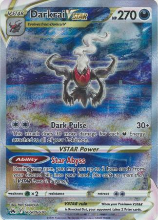 Darkrai VSTAR : CROWN ZENITH - GG50/GG70