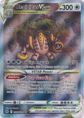 Regigigas VSTAR : CROWN ZENITH - GG55/GG70