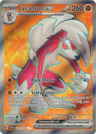 Lycanroc ex : PALDEA EVOLVED - 241/193