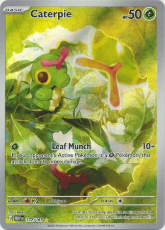 Caterpie : 151 - 172/165