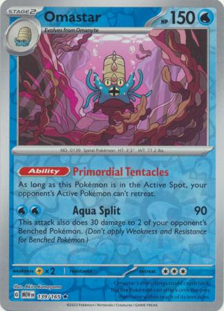 Omastar : 151 (Reverse holo) - 139/165