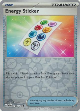 Energy Sticker : 151 (Reverse holo) - 159/165
