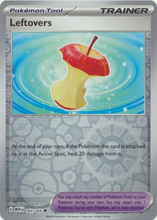 Leftovers : 151 (Reverse holo) - 163/165