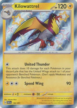 Kilowattrel : PALDEAN FATES - 146/091