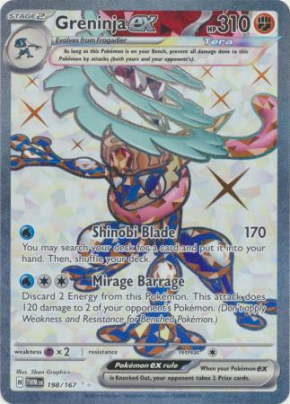 Greninja ex : TWILIGHT MASQUERADE - 198/167