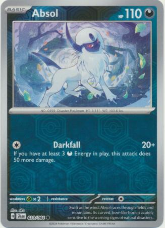Absol : SHROUDED FABLE (Reverse holo) - 030/064