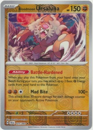 Bloodmoon Ursaluna : SHROUDED FABLE (Reverse holo) - 025/064