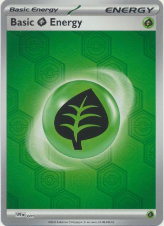 Basic Grass Energy : SHROUDED FABLE (Reverse holo) - 001